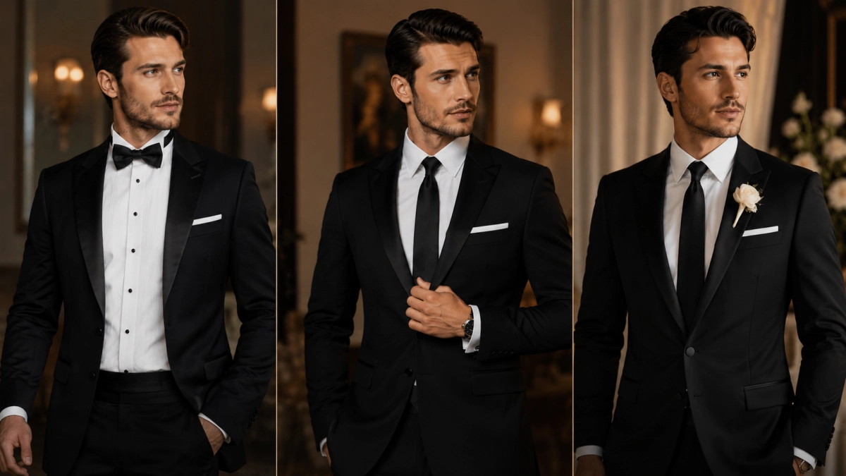 Damat aksesuarlarında papyon, kravat ve yaka çiçeği dengesi